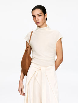 Top drapeado de cachemir puro - H&m фото 3