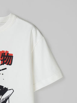 Футболка оверсайз Тофу с принтом 7+ - Bungly фото 4