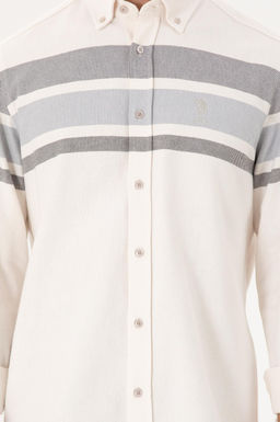 Мужская рубашка с длинным рукавом Stone Неожиданная скидка в корзине - U.s. polo assn фото 6