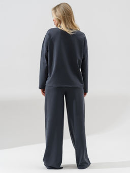 Костюм футер с брюками палаццо - Оптима фото 5