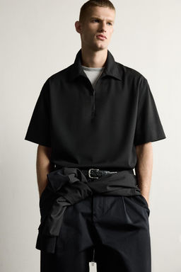POLO T?CNICO CREMALLERA / Negro - Zara фото 17