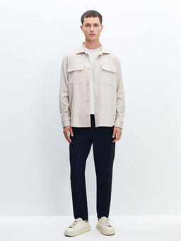 Regular Fit Uzun Kollu Erkek G?mlek Ceket