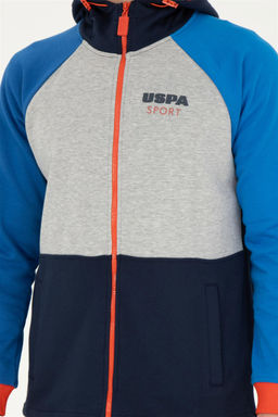 U. S. Polo Assn / Мужской темно-синий вязаный кардиган - U.s. polo assn фото 6