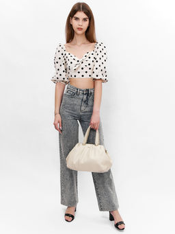 LACCOMA сумка Роза-Л815-льняной эко кожа хлопок  фото 2