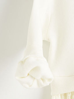 Hello Kitty Bask?l? Dantelli K?z ?ocuk Elbise