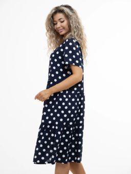 Платье женское, цвет синий белый - Барболета фото 3