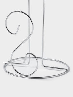 Держатель для бумажных полотенец настольный Доляна «Волна», 14×14×29 см, хром