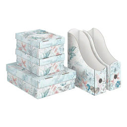 Набор для наст. хран. из карт.: короб 3 шт., лоток 2 шт., TRAVELLING AIR, шт - Valiant фото 21