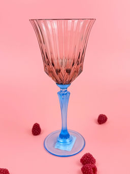 Цена за 2 шт. Бокал для вина 200мл пластиковый (цвет микс) OLS-179-28