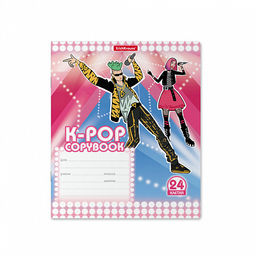 Цена за 10 шт. Тетрадь школьная ученическая ErichKrause K-POP, 24 листа, клетка (в плёнке по 10 шт.)_MIX-PACK  фото 6
