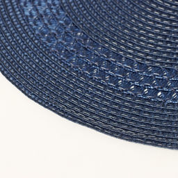 Салфетка сервировочная на стол Доляна Оскар, d=38 см, цвет синий  фото 7