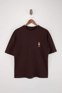 TRENDYOL MAN Siyah Unisex Regular/Normal Kesim Ay?c?k Bask?l? %100 Pamuklu T-Shirt TMNSS25TS00161 - Trendyolmilla фото 50