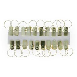 Фурнитура BLITZ зажим металл с кольцом CL-006 20 шт под золото