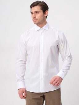 Сорочка мужская длинный рукав GREG 100/199/WHITE/Z_V