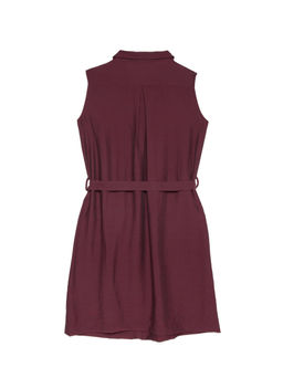 CONTE Платье-рубашка без рукавов с легким блеском LPL 915 windsor wine windsor wine