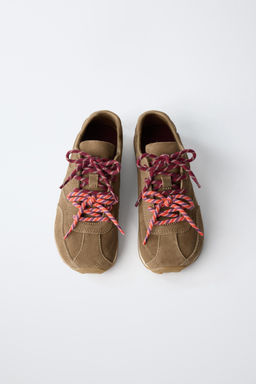 ZAPATILLA DEPORTIVA BAREFOOT PIEL / Marr?n - Zara фото 9