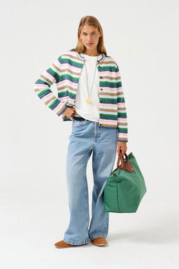 Кардиган 3457 полосатый рейс