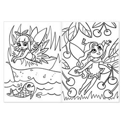 Цена за 3 шт. Раскраска для девочек Сказочные феи, 16 стр., формат А4