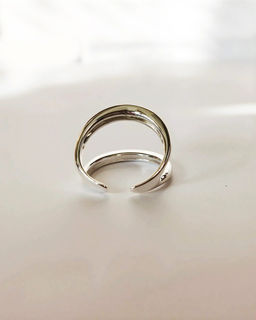 Кольцо с белым серебрением - Vel vett фото 5