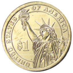 1 доллар 2014 года D США 32-й президент США Франклин Рузвельт