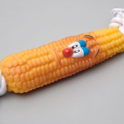 Игрушка на канате Кукуруза для собак, 30 см (кукуруза 14 см) - Пижон фото 2