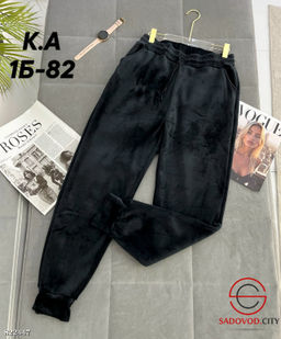 Теплые зимние брюки бархатные