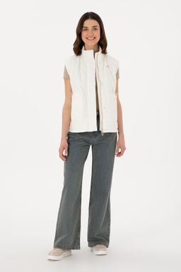 Kad_n Krem Yelek Sepette S_rpriz _ndirim - U.s. polo assn фото 4