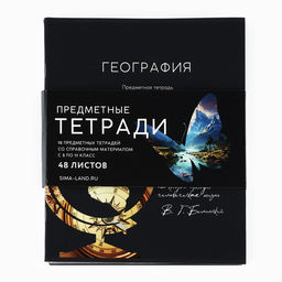 Тетради предметные, 48 л., набор из 10 шт., блок №1, софт тач лам, уф лак Силуэт - Artfox study фото 5