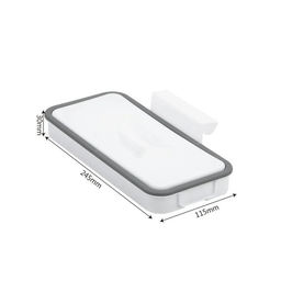 Держатель для мусорного пакета подвесной на дверцу 1.7 см, белый - Simaland фото 11