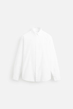 TEXTURED OXFORD SHIRT - Zara фото 6