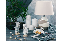 Настольная лампа 20,5*12*30 см Мечта беж + кор овал абажур - Elan gallery фото 8