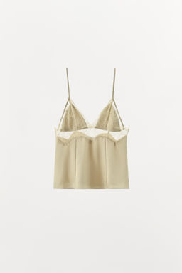 LIMITED EDITION SATIN LACE TOP