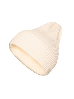 Шапка вязаная белая