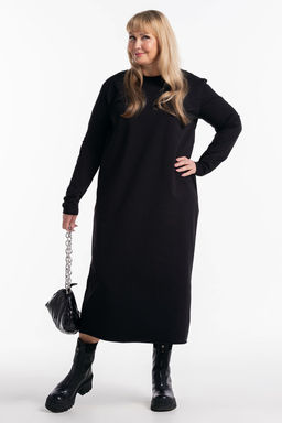 Платье-футер-длинное