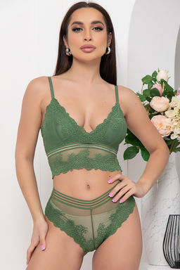 Комплект кружевной Юлия (грин) ККТ31 - Lt collection фото 3