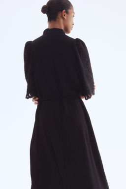 Vestido camisero con bordado ingl?s - H&m фото 5