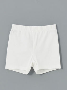 Beli Lastikli Basic K?z ?ocuk K?sa Tayt 2li