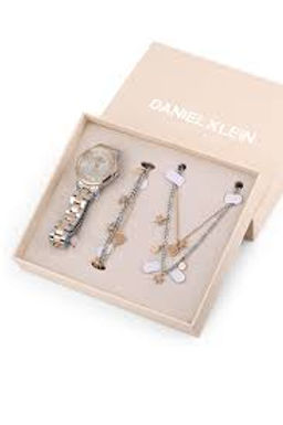 Наручные часы Daniel Klein женские набор с браслетом и цепочкой 13285-4