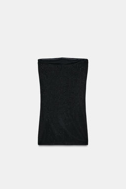 SPARKLY BANDEAU DRESS - Zara фото 6