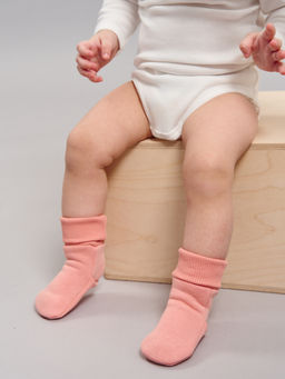 Носочки из футера Персик 0+ - Bungly фото 2