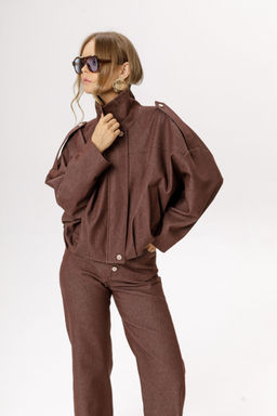 Бомбер Pirs 6575 шоколадный