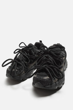MULTI-LACE TRAINERS - Zara фото 5