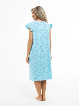 Ночная сорочка женская, цвет голубой
