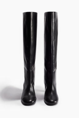 Botas de piel a la rodilla - H&m фото 8