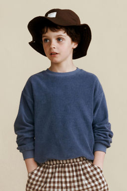 BERMUDA CUADRO VICHY ALGOD?N LINO CREATED BY CARAMEL LONDON X ZARA / Marr?n claro  фото 6