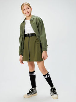 ACOOLA / Юбка детская для девочек Vaissen хаки