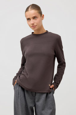 ЕВТ 3353/черный кофе джемпер (водолазка) жен