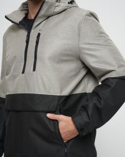 Куртка-анорак спортивная мужская бежевого цвета 3307B - Wonderrman фото 9