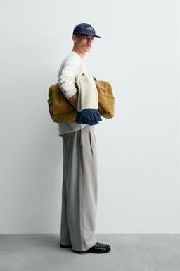 CHAMPION ® X ZARA RELAXED FIT PLEATED TROUSERS  фото 4