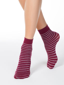 Цена за 2 пары. Носки Классические CONTE FANTASY bordo